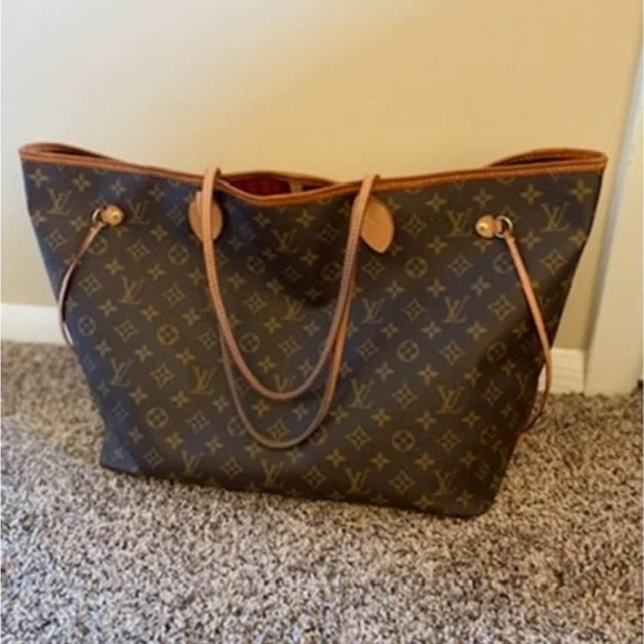 Louis Vuitton Classic Brown Monogram Tote - Never Full GM - Picture 1 of 3